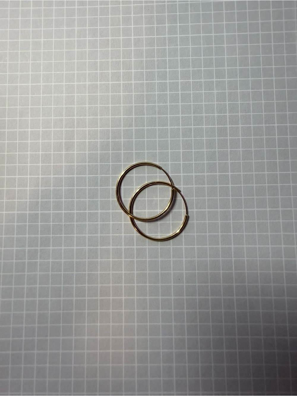 Mejuri 14K solid gold Large Hoops - Picture 3 of 6